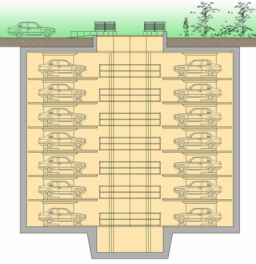 閩首個(gè)地下智能停車庫(kù)年底投用 存取車最多花90秒